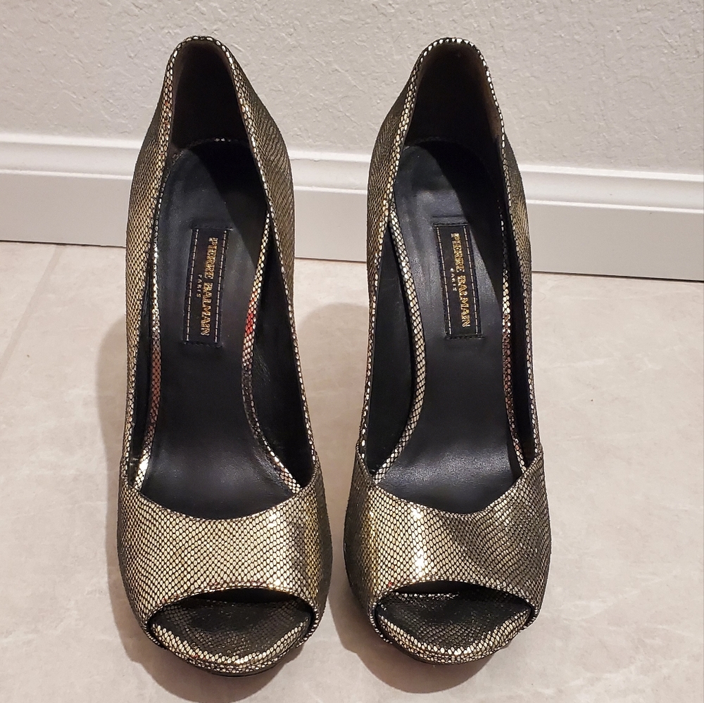 Silver Pierre Balmain Pumps